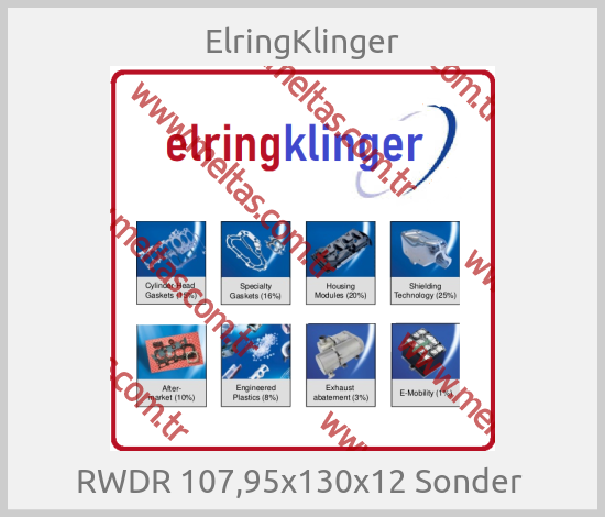 ElringKlinger-RWDR 107,95x130x12 Sonder 