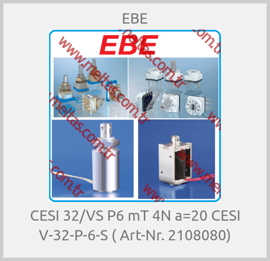 EBE - CESI 32/VS P6 mT 4N a=20 CESI V-32-P-6-S ( Art-Nr. 2108080)