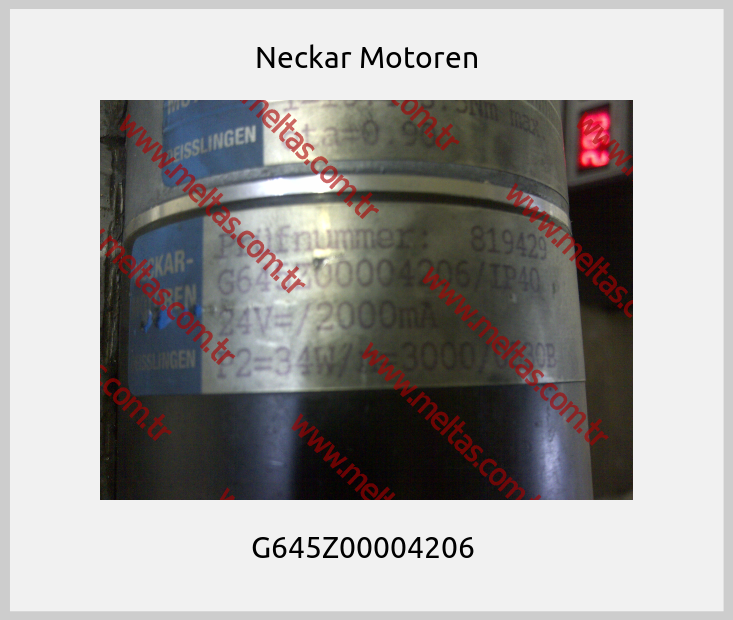 Neckar Motoren - G645Z00004206 