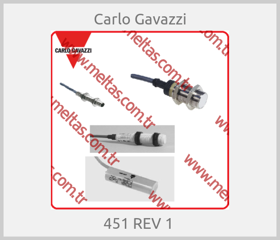 Carlo Gavazzi - 451 REV 1 