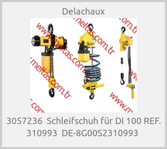 Delachaux - 3057236  Schleifschuh für DI 100 REF. 310993  DE-8G00S2310993 