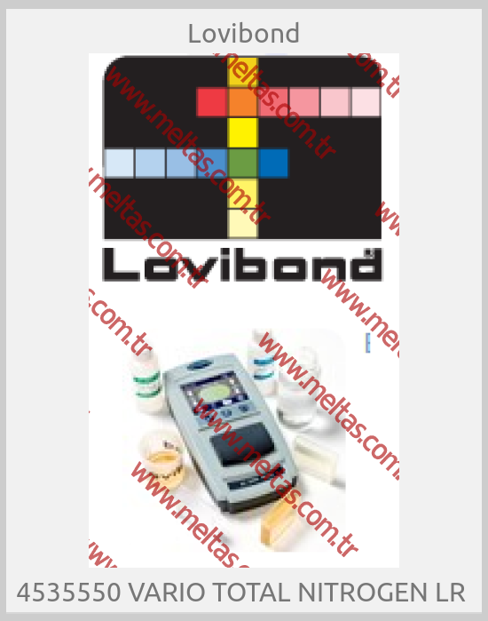 Lovibond - 4535550 VARIO TOTAL NITROGEN LR 