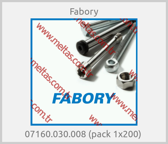 Fabory-07160.030.008 (pack 1x200) 