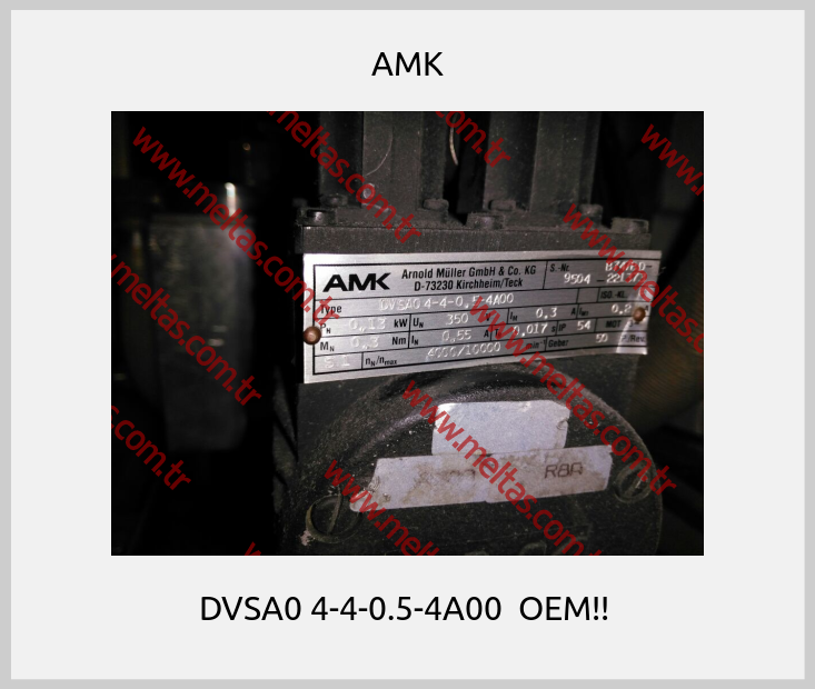 AMK-DVSA0 4-4-0.5-4A00  OEM!! 