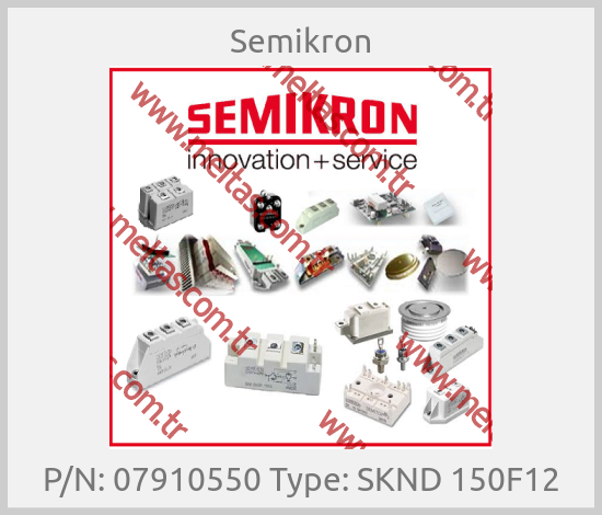 Semikron-P/N: 07910550 Type: SKND 150F12