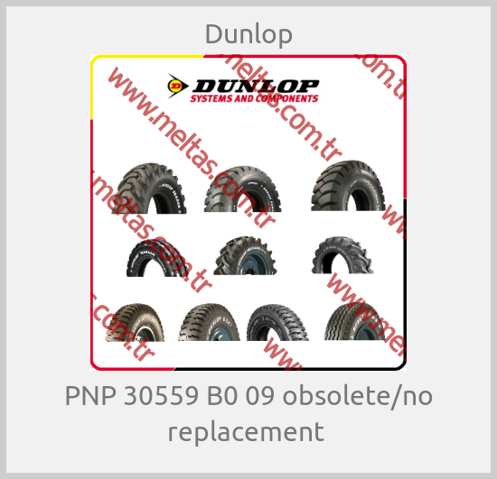 Dunlop - PNP 30559 B0 09 obsolete/no replacement 