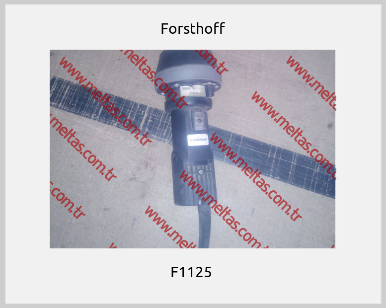 Forsthoff - F1125 