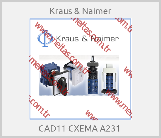 Kraus & Naimer - CAD11 СХЕМА A231 