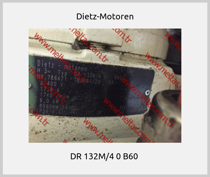 Dietz-Motoren - DR 132M/4 0 B60 