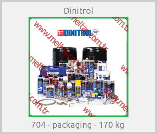 Dinitrol - 704 - packaging - 170 kg 