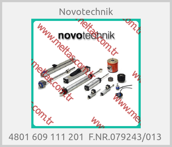 Novotechnik - 4801 609 111 201  F.NR.079243/013 