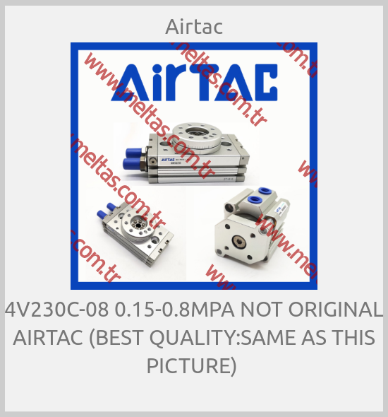 Airtac - 4V230C-08 0.15-0.8MPA NOT ORIGINAL AIRTAC (BEST QUALITY:SAME AS THIS PICTURE) 
