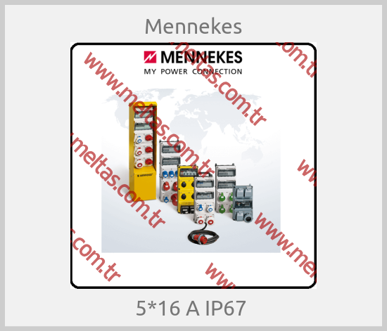 Mennekes - 5*16 A IP67 