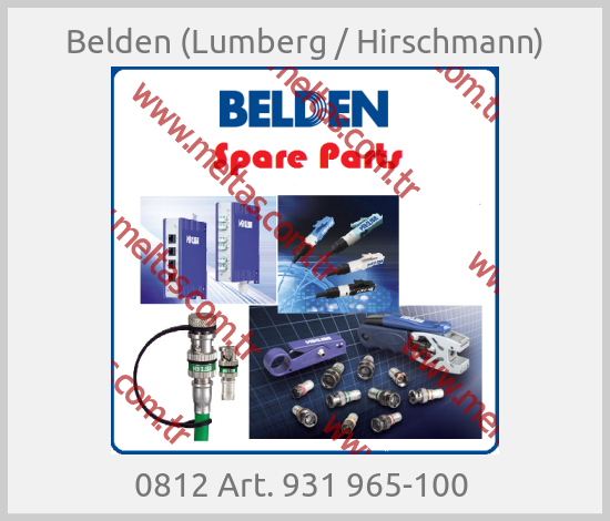 Belden (Lumberg / Hirschmann) - 0812 Art. 931 965-100 