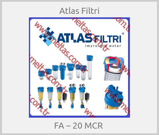Atlas Filtri-FA – 20 MCR 