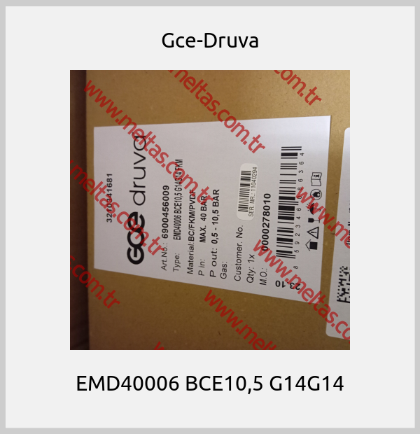 Gce-Druva - EMD40006 BCE10,5 G14G14