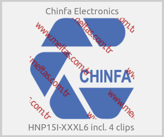 Chinfa Electronics - HNP15I-XXXL6 incl. 4 clips 