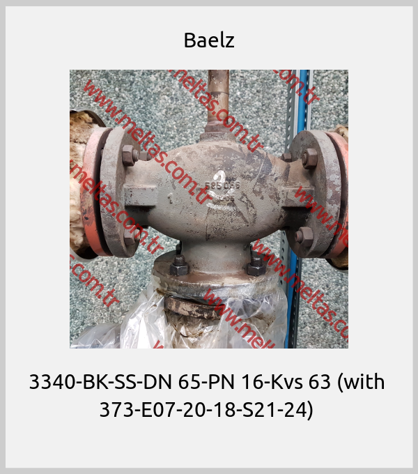 Baelz-3340-BK-SS-DN 65-PN 16-Kvs 63 (with  373-E07-20-18-S21-24) 