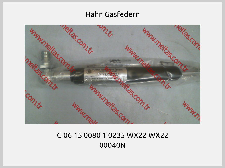 Hahn Gasfedern - G 06 15 0080 1 0235 WX22 WX22 00040N