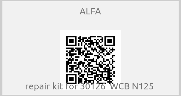 ALFA-repair kit for 30126  WCB N125 