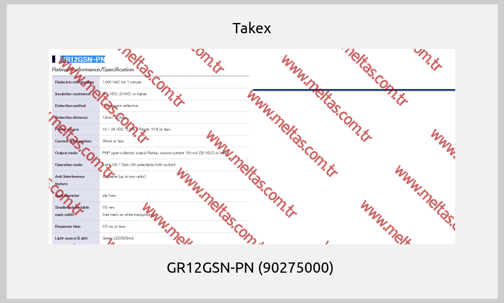 Takex - GR12GSN-PN (90275000) 