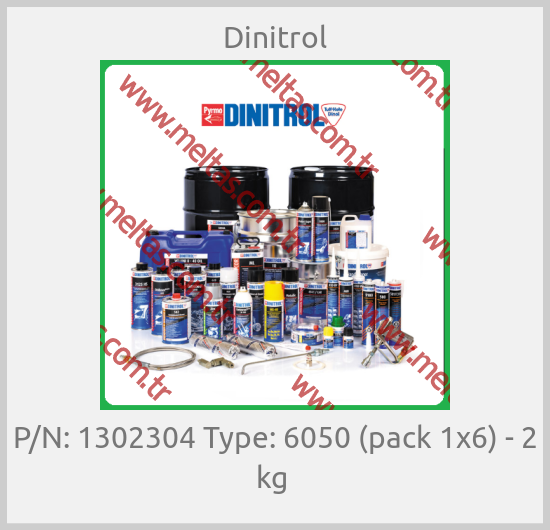 Dinitrol - P/N: 1302304 Type: 6050 (pack 1x6) - 2 kg 