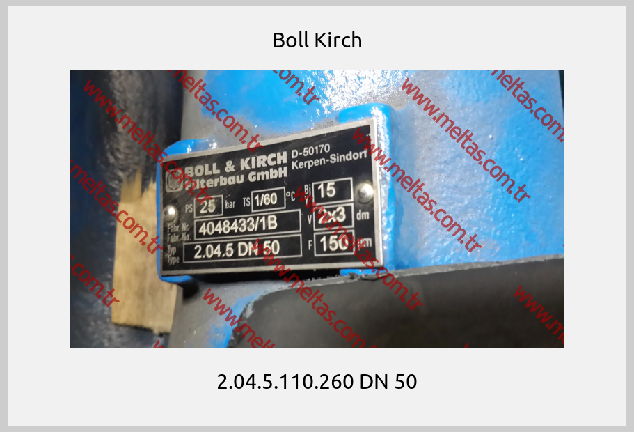 Boll Kirch - 2.04.5.110.260 DN 50