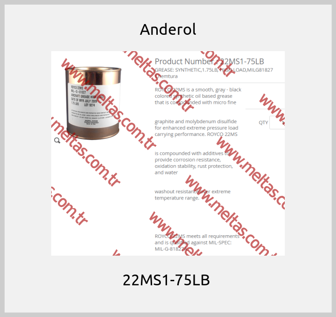 Anderol - 22MS1-75LB 