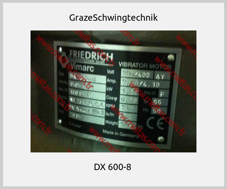 GrazeSchwingtechnik - DX 600-8 