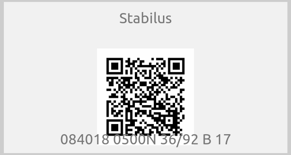 Stabilus-084018 0500N 36/92 B 17