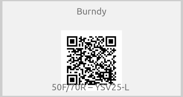 Burndy - 50F/70R – YSV25-L 