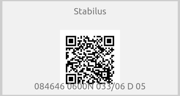 Stabilus - 084646 0600N 033/06 D 05