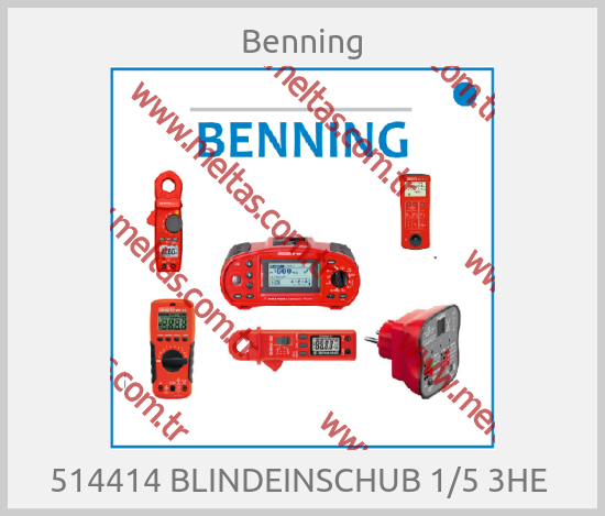 Benning-514414 BLINDEINSCHUB 1/5 3HE 