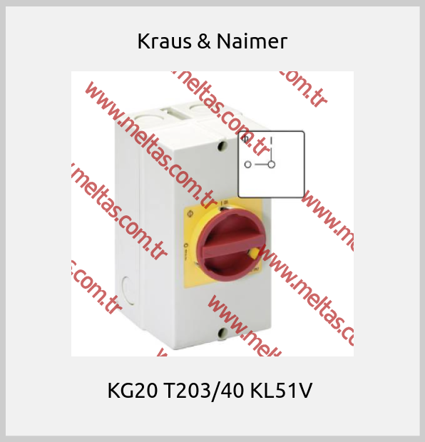 Kraus & Naimer - KG20 T203/40 KL51V 