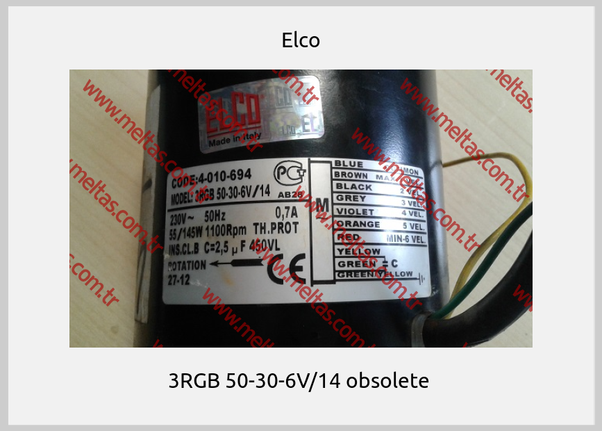 Elco-3RGB 50-30-6V/14 obsolete 