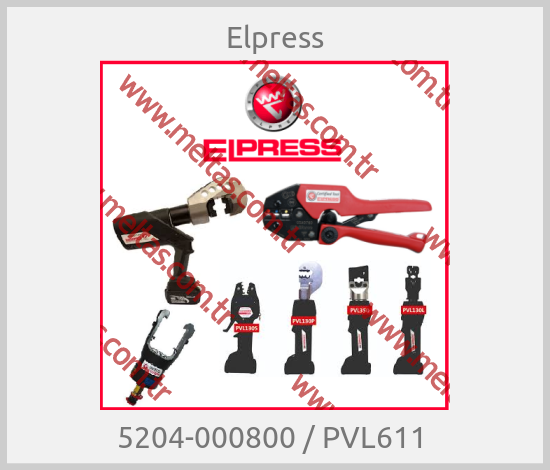 Elpress - 5204-000800 / PVL611 
