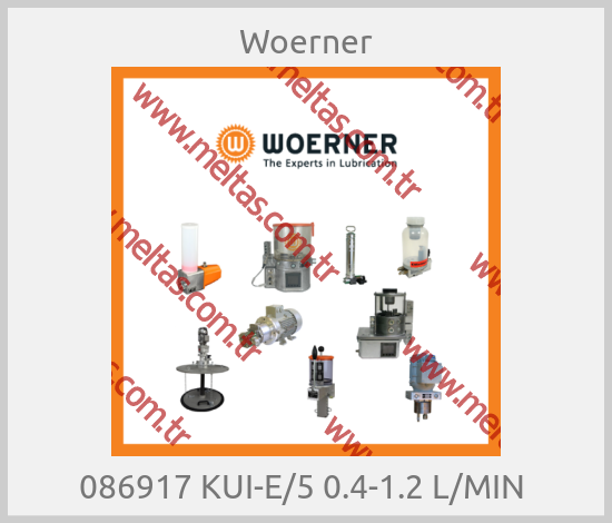 Woerner-086917 KUI-E/5 0.4-1.2 L/MIN 