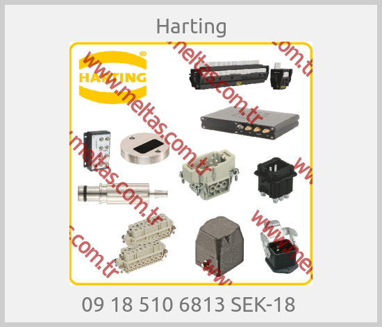 Harting - 09 18 510 6813 SEK-18 
