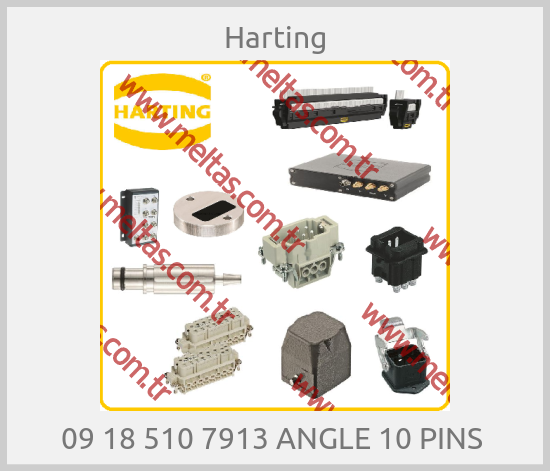 Harting - 09 18 510 7913 ANGLE 10 PINS 