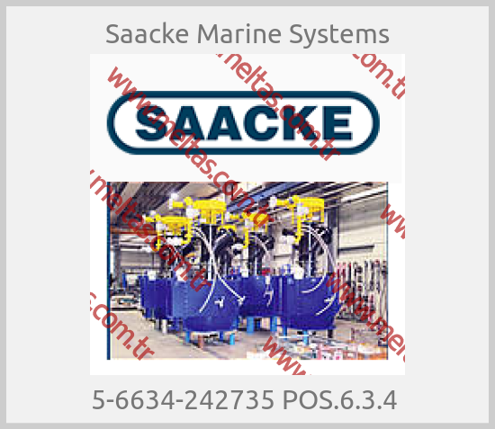 Saacke Marine Systems - 5-6634-242735 POS.6.3.4 