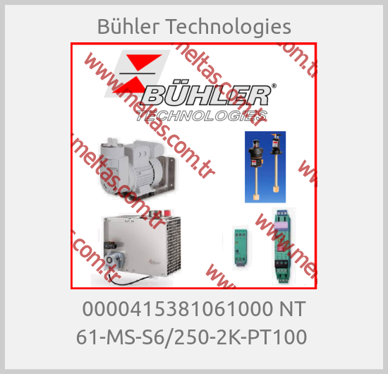 Bühler Technologies - 0000415381061000 NT 61-MS-S6/250-2K-PT100 