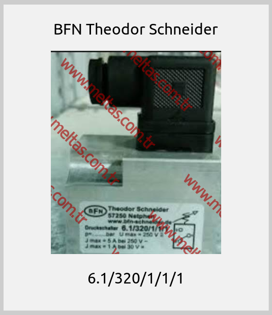 BFN Theodor Schneider - 6.1/320/1/1/1