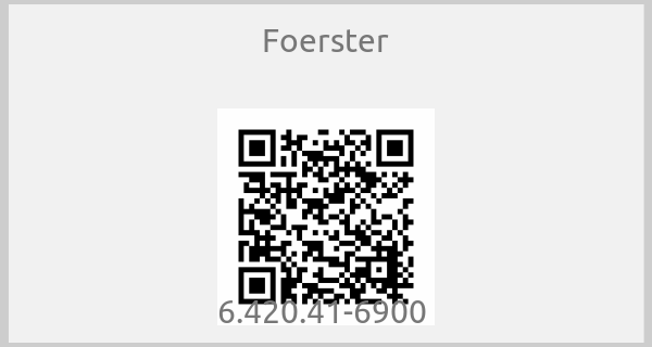 Foerster - 6.420.41-6900 