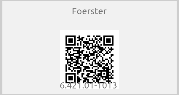 Foerster - 6.421.01-1013 