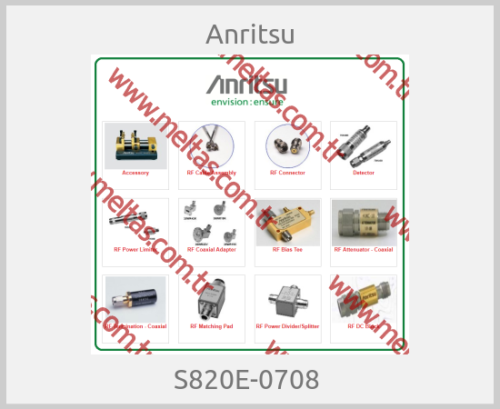 Anritsu - S820E-0708 