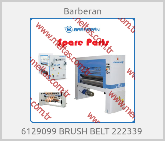 Barberan-6129099 BRUSH BELT 222339 