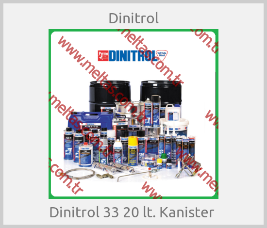 Dinitrol - Dinitrol 33 20 lt. Kanister 
