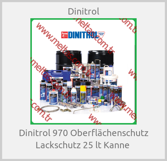 Dinitrol - Dinitrol 970 Oberflächenschutz Lackschutz 25 lt Kanne 