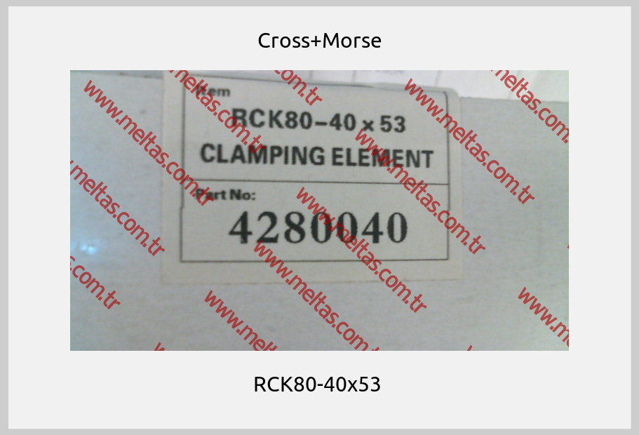 Cross+Morse - RCK80-40x53 