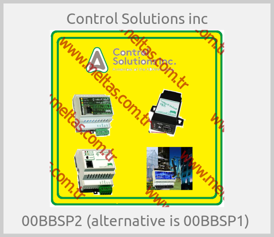 Control Solutions inc-00BBSP2 (alternative is 00BBSP1) 